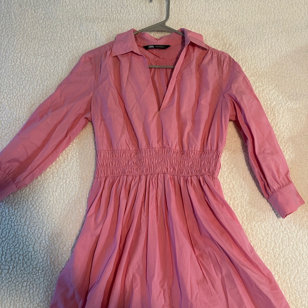 Zara Pink Casual Women Dress S
